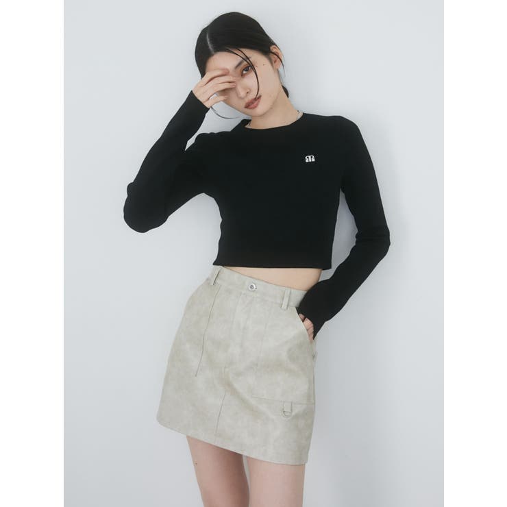 ヴィンテージライクミニスカート【セットアップ着用可】 | MURUA | 詳細画像13 