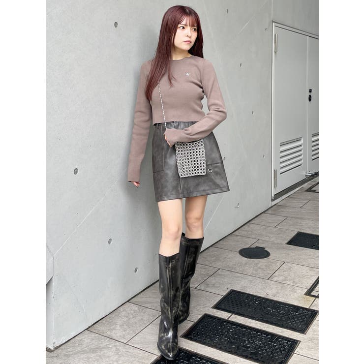 ヴィンテージライクミニスカート【セットアップ着用可】 | MURUA | 詳細画像28 