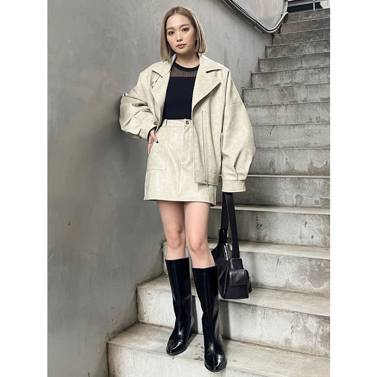 ヴィンテージライクミニスカート【セットアップ着用可】 | MURUA | 詳細画像36 