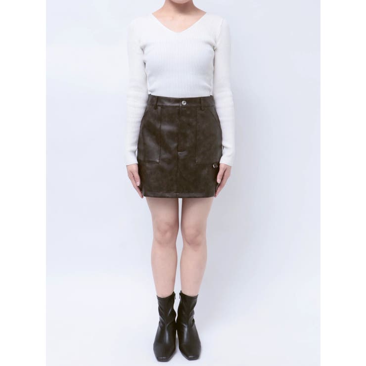 ヴィンテージライクミニスカート【セットアップ着用可】 | MURUA | 詳細画像47 