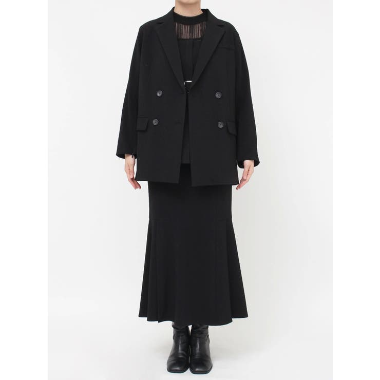 サイドプリーツマーメイドスカート【セットアップ着用可】[品番