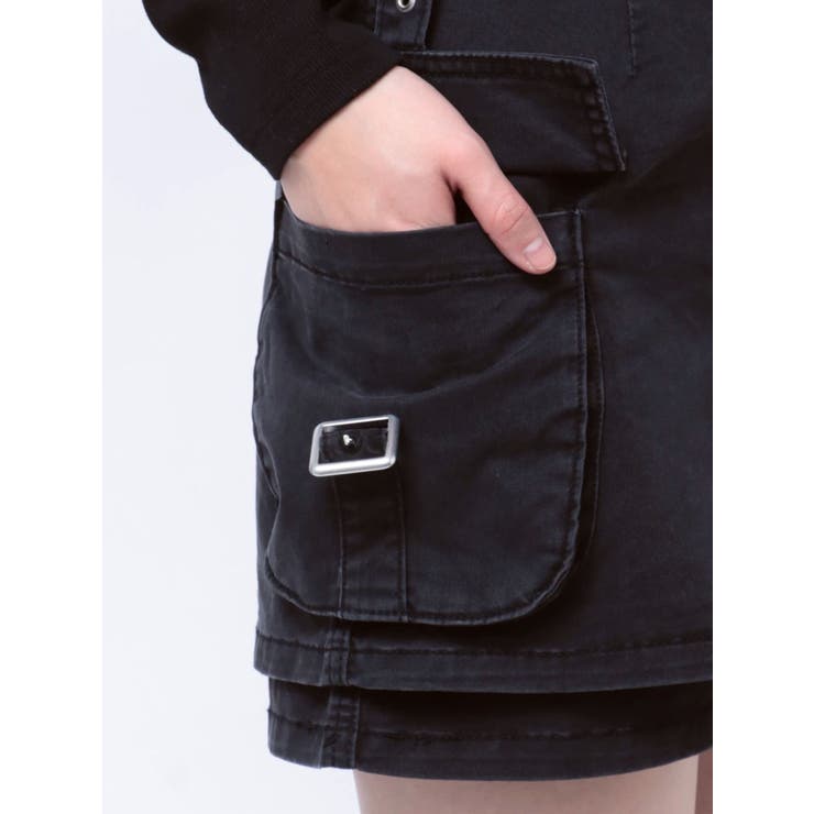 ウォッシュカーゴミニスカート[品番：MKSW0063629]｜MURUA