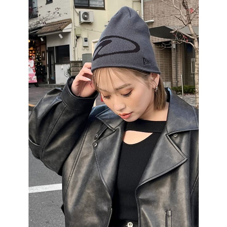 MIU MIU グレー ニット帽 Mサイズ翁安芸