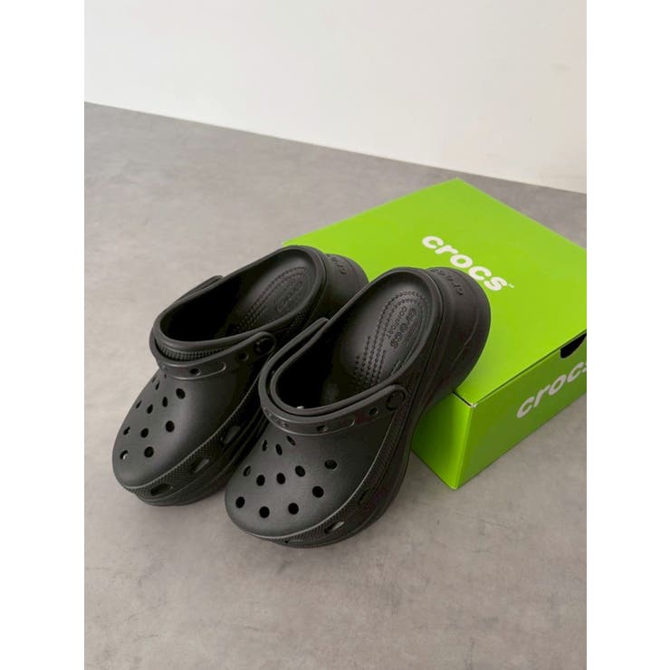 【美品】crocs 厚底 ベイクロッグ W10 ブラック 美品】crocs 厚底 ベイクロッグ W10 ブラック - メルカリ