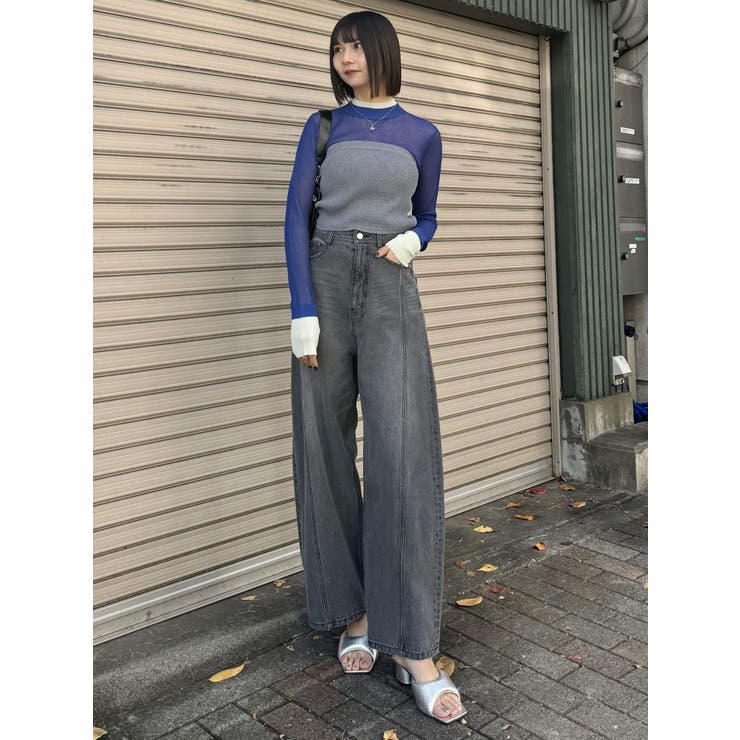 バレルレッグコクーンシルエットデニム | MURUA | 詳細画像27 