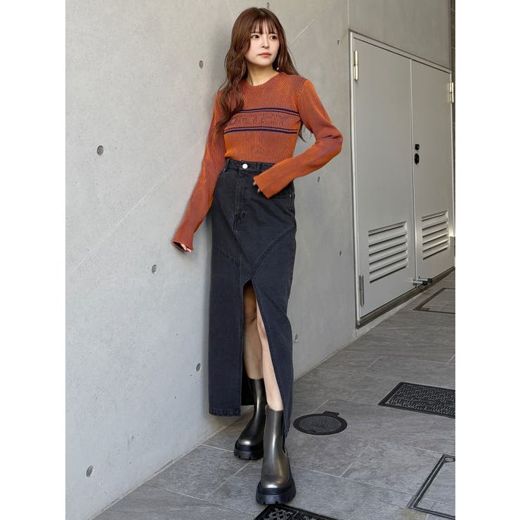 DT MaxMara ★ テクニカルタフタ製 ロング スカート FUMATO 黄色 Aletta vita スカート カーゴスカート ロングスカート 大人