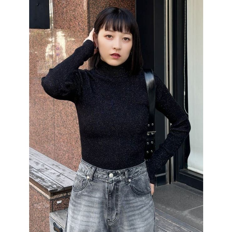 Rady バイカラーラメニット バイカラーラメニット[品番：MKSW0062220]｜MURUA（ムルーア