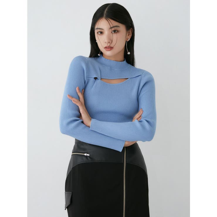 カットツイストタイトニット | MURUA | 詳細画像12 