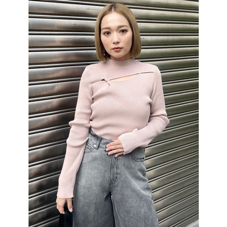 カットツイストタイトニット | MURUA | 詳細画像20 