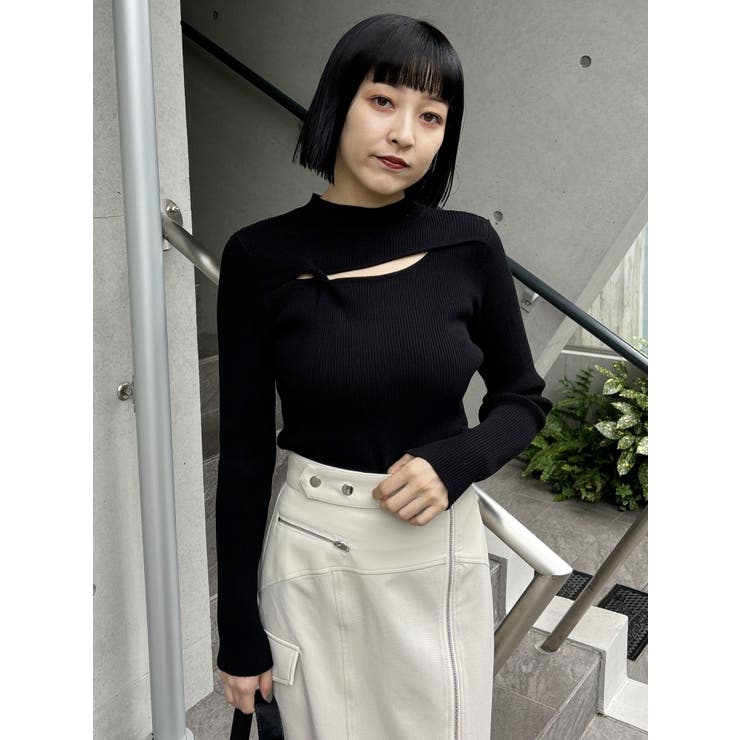 カットツイストタイトニット | MURUA | 詳細画像23 