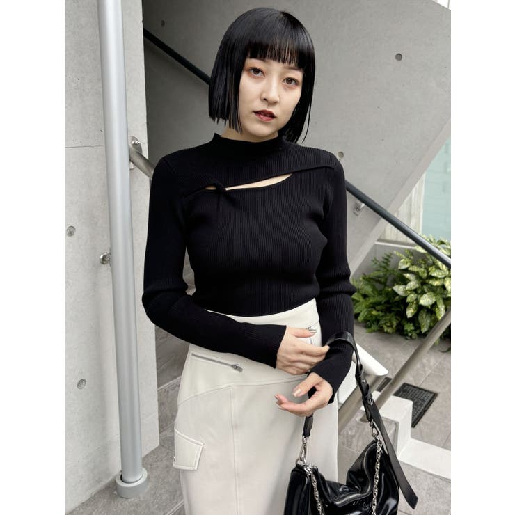 カットツイストタイトニット | MURUA | 詳細画像24 