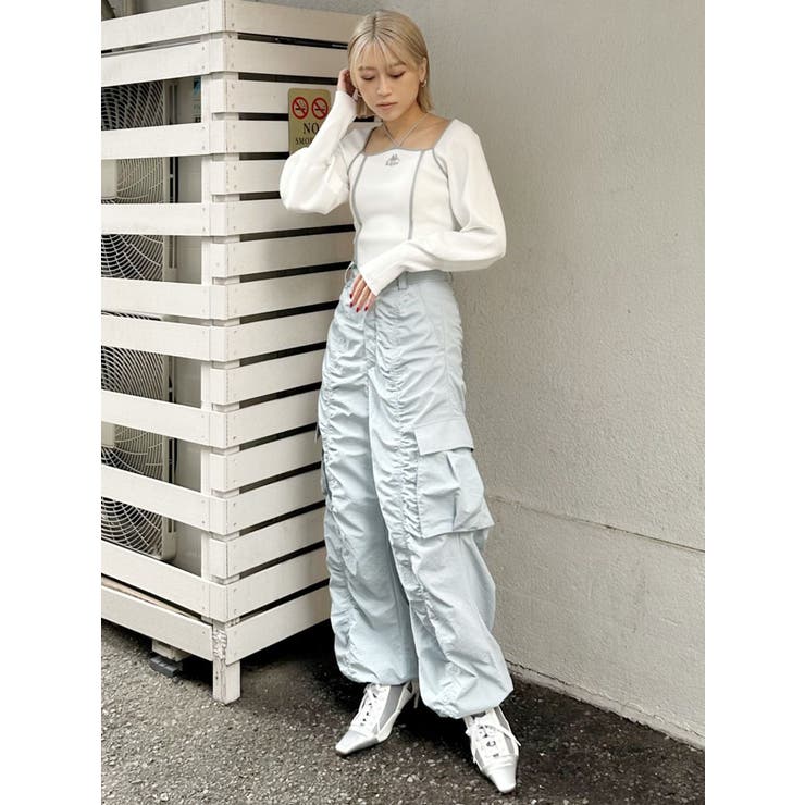 【Kappa】トリミングリボンネックニット | MURUA | 詳細画像15 