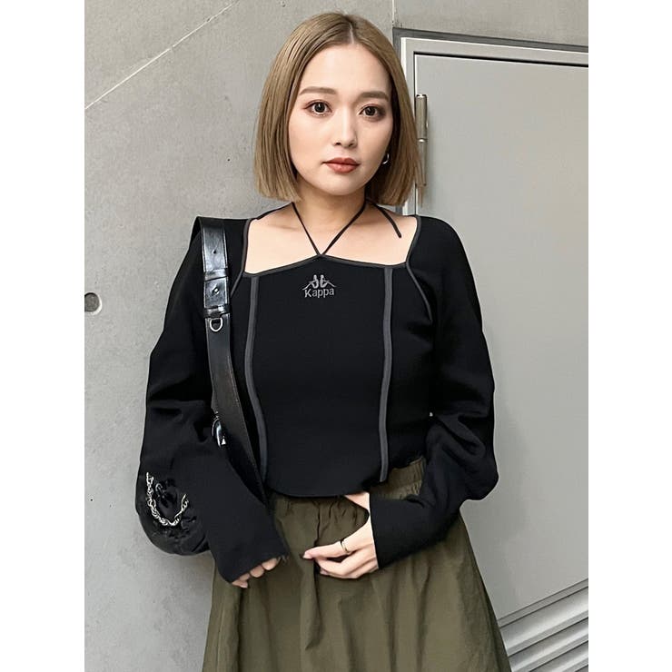 【Kappa】トリミングリボンネックニット | MURUA | 詳細画像17 