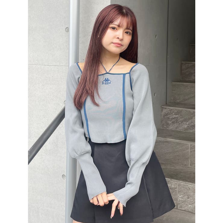 【Kappa】トリミングリボンネックニット | MURUA | 詳細画像22 