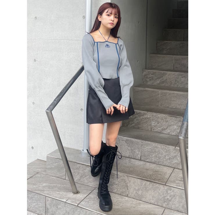 【Kappa】トリミングリボンネックニット | MURUA | 詳細画像25 