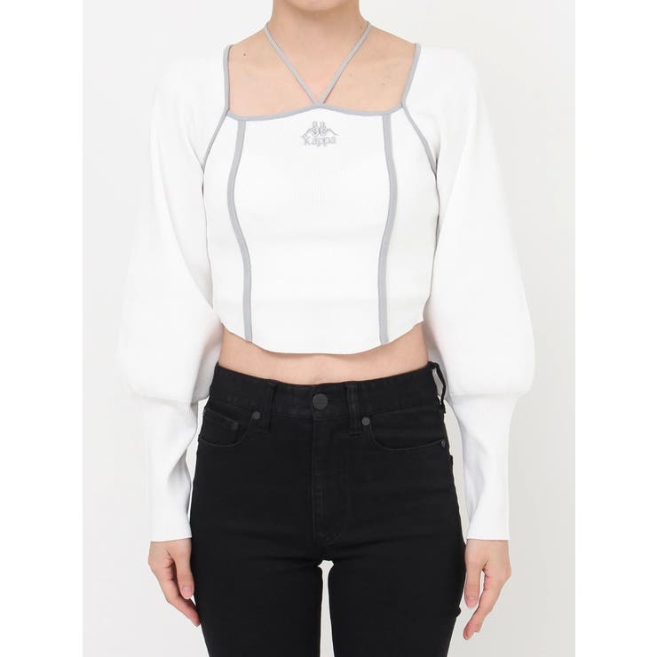 【Kappa】トリミングリボンネックニット | MURUA | 詳細画像28 