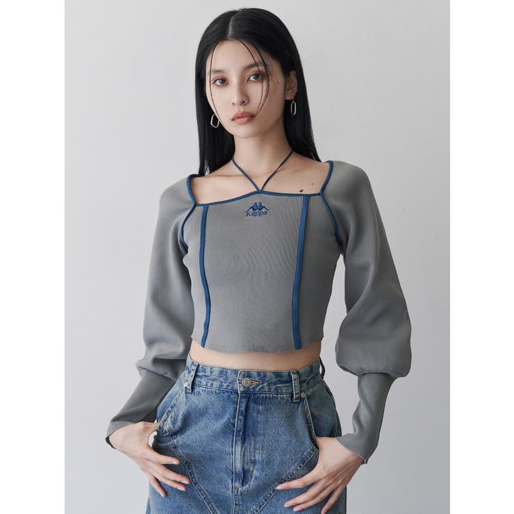 【Kappa】トリミングリボンネックニット | MURUA | 詳細画像5 