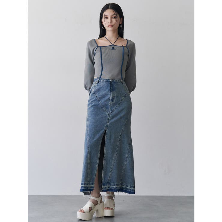 【Kappa】トリミングリボンネックニット | MURUA | 詳細画像9 