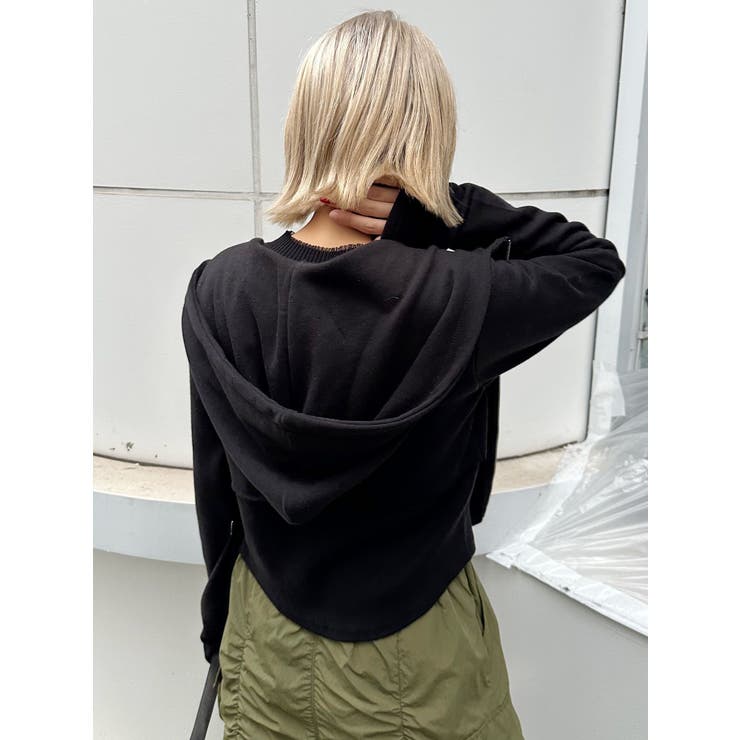 ドロップショルダーZIPフーディー[品番：MKSW0061912]｜MURUA