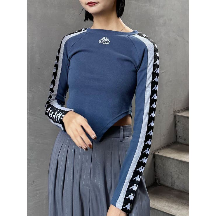 ブルー | 【Kappa】レオタードロゴロンT | MURUA