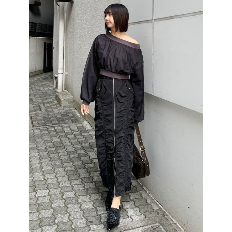 チュールレイヤードプルオーバー | MURUA | 詳細画像11 