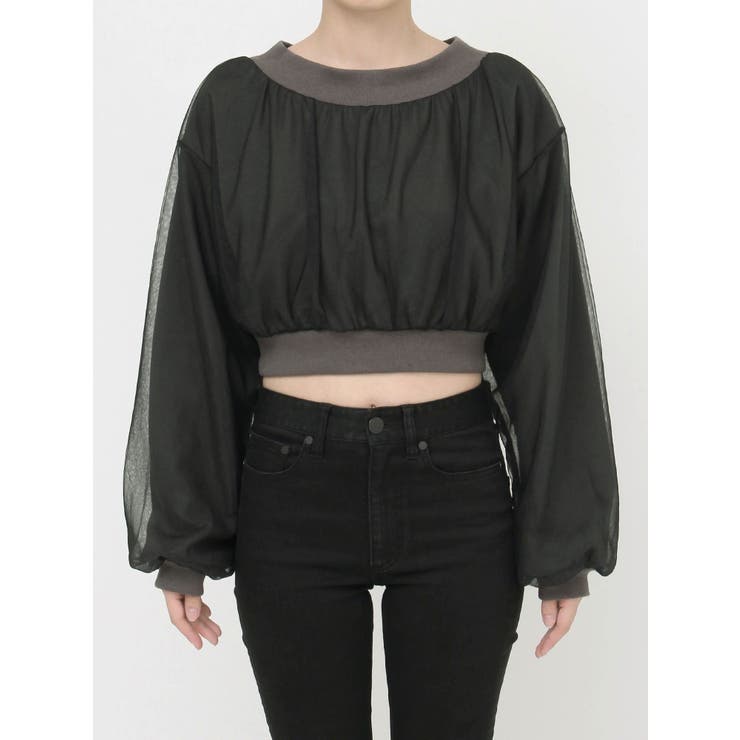 チュールレイヤードプルオーバー | MURUA | 詳細画像21 