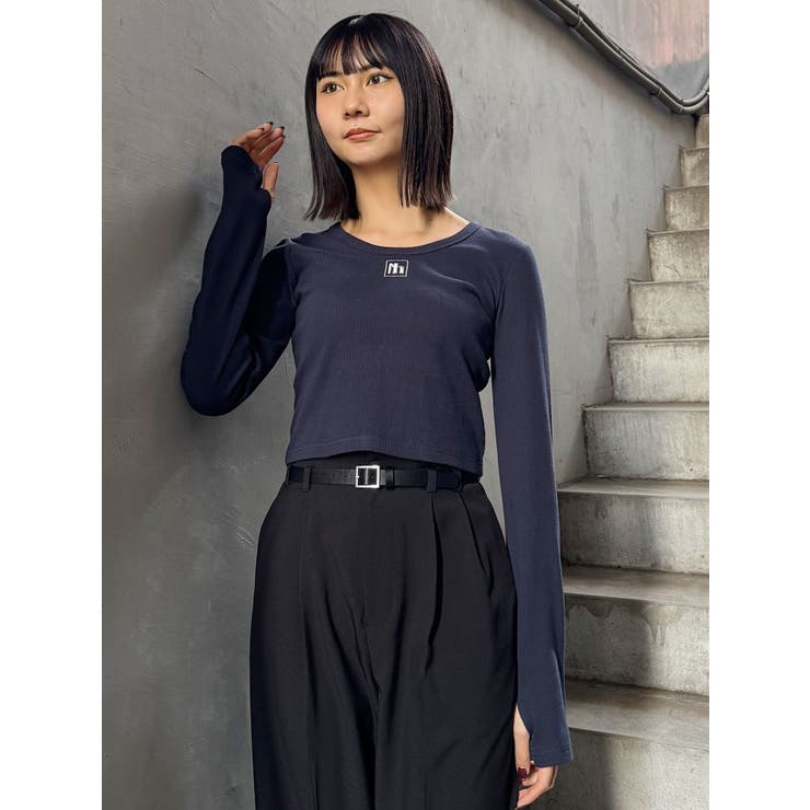 マークロゴクロップドトップス[品番：MKSW0062895]｜MURUA