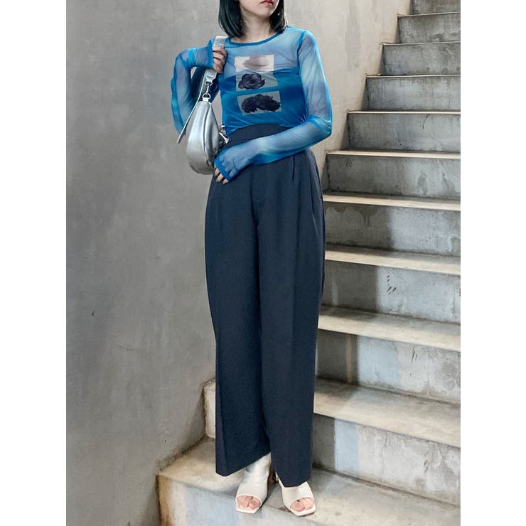 フラワーチュールトップス[品番：MKSW0063146]｜MURUA（ムルーア）の