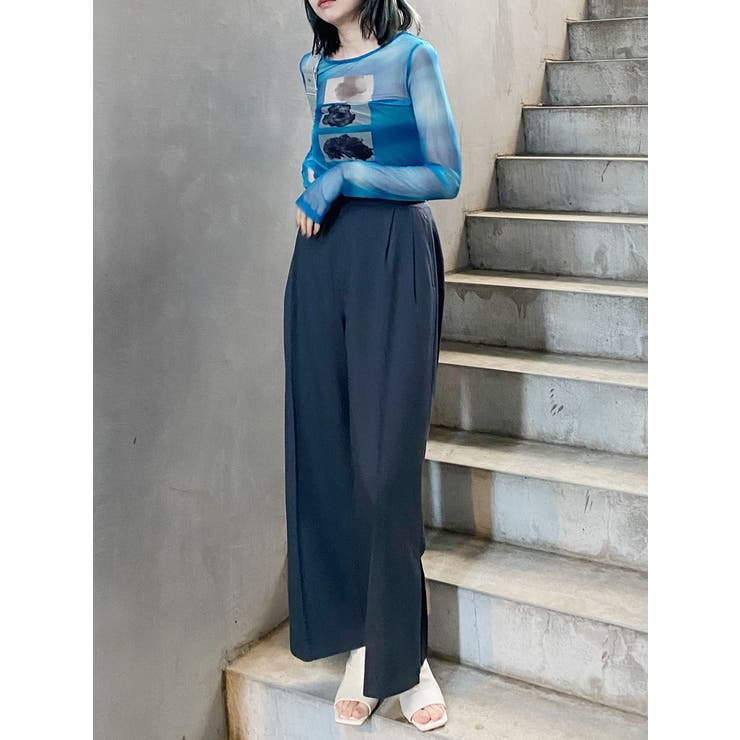 フラワーチュールトップス[品番：MKSW0063146]｜MURUA（ムルーア）の