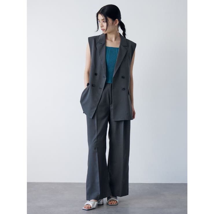 バックベルトテーラードジレ【セットアップ着用可】 | MURUA | 詳細画像10 