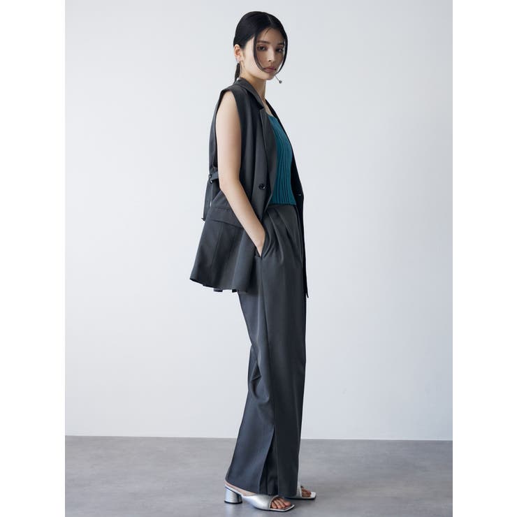 バックベルトテーラードジレ【セットアップ着用可】 | MURUA | 詳細画像12 