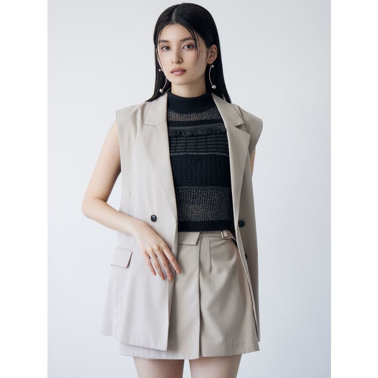 バックベルトテーラードジレ【セットアップ着用可】 | MURUA | 詳細画像13 