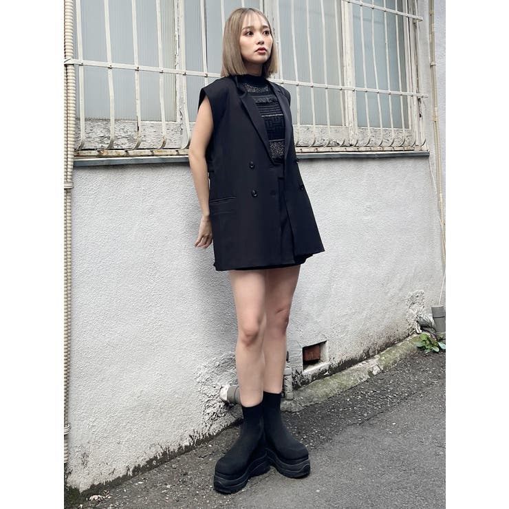 バックベルトテーラードジレ【セットアップ着用可】 | MURUA | 詳細画像21 