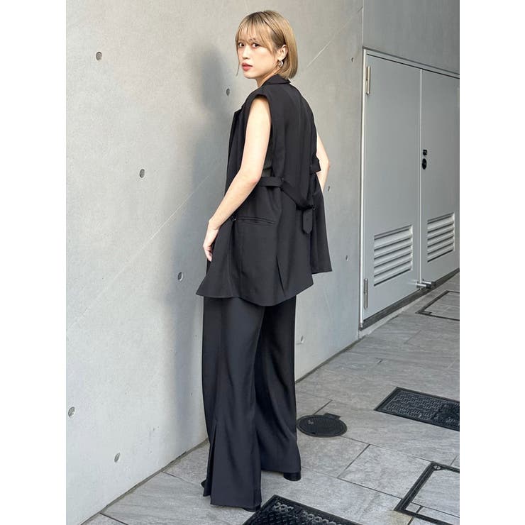 バックベルトテーラードジレ【セットアップ着用可】 | MURUA | 詳細画像23 