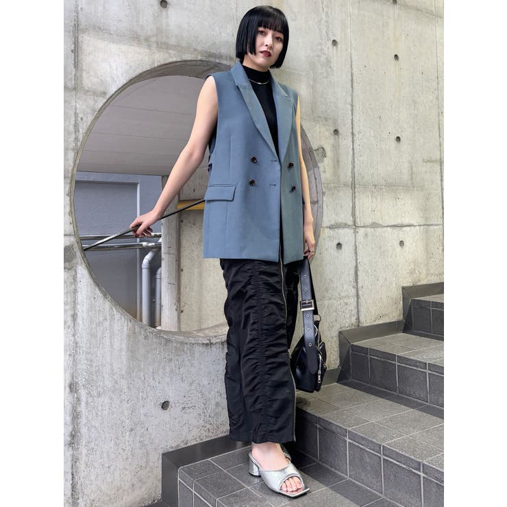 バックベルトテーラードジレ【セットアップ着用可】 | MURUA | 詳細画像26 