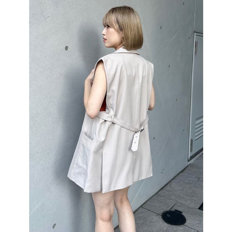 バックベルトテーラードジレ【セットアップ着用可】 | MURUA | 詳細画像33 