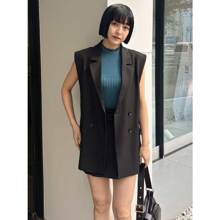 バックベルトテーラードジレ【セットアップ着用可】 | MURUA | 詳細画像35 