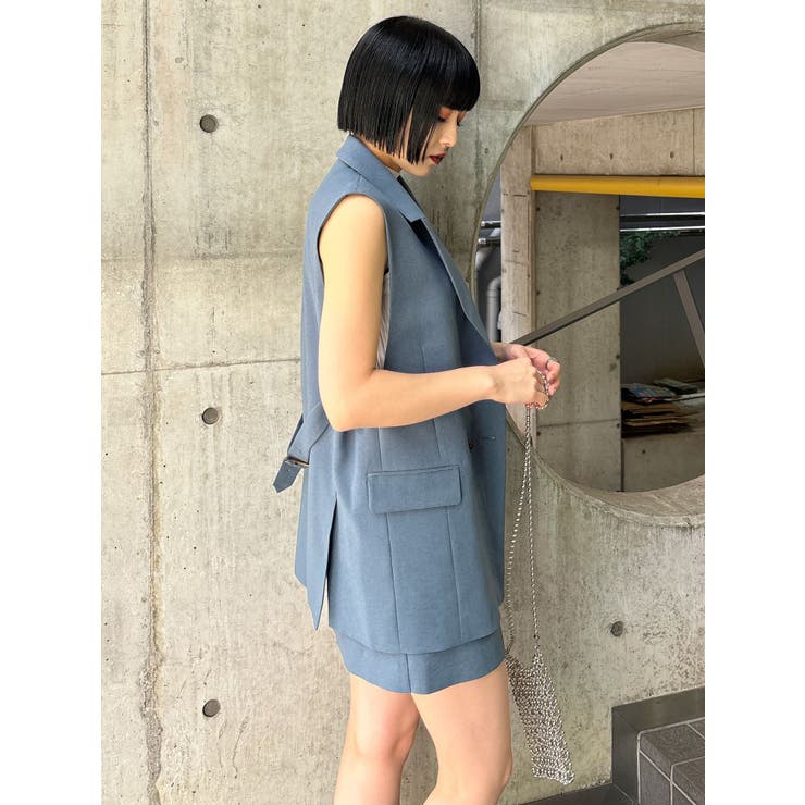 バックベルトテーラードジレ【セットアップ着用可】 | MURUA | 詳細画像40 