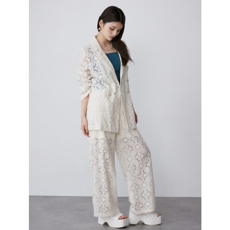 レースシアージャケット【セットアップ着用可】【WEB限定】 | MURUA | 詳細画像11 