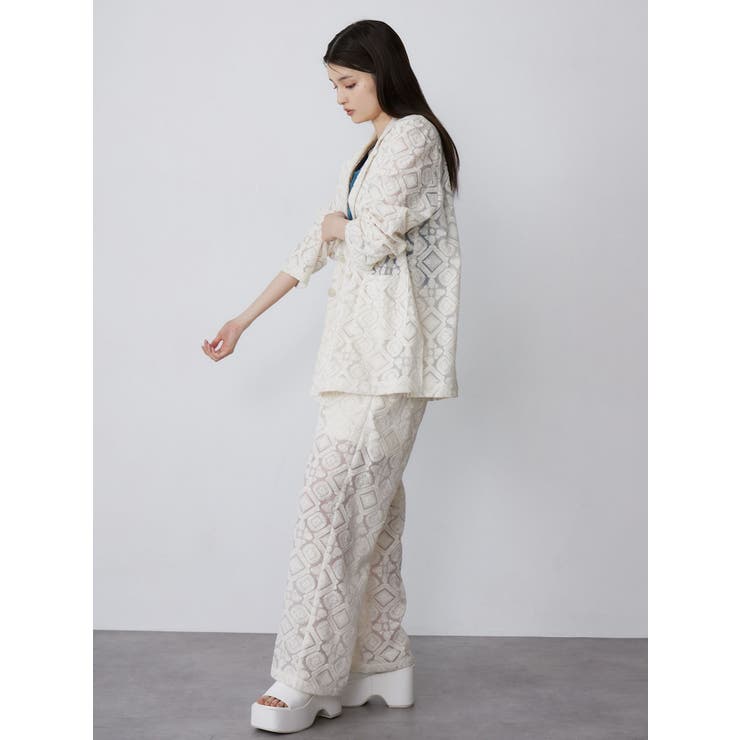 レースシアージャケット【セットアップ着用可】【WEB限定】 | MURUA | 詳細画像12 