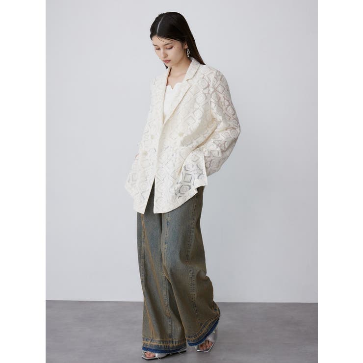 レースシアージャケット【セットアップ着用可】【WEB限定】 | MURUA | 詳細画像16 