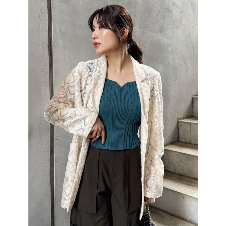 レースシアージャケット【セットアップ着用可】【WEB限定】 | MURUA | 詳細画像28 