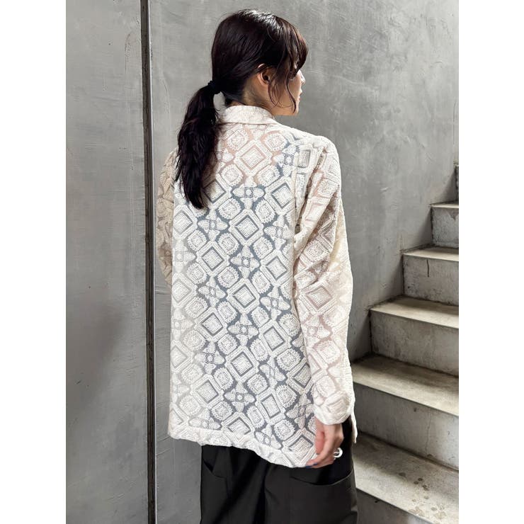 レースシアージャケット【セットアップ着用可】【WEB限定】 | MURUA | 詳細画像30 