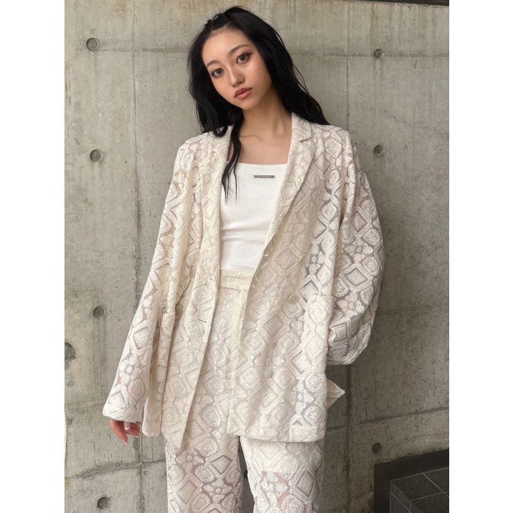 レースシアージャケット【セットアップ着用可】【WEB限定】 | MURUA | 詳細画像36 