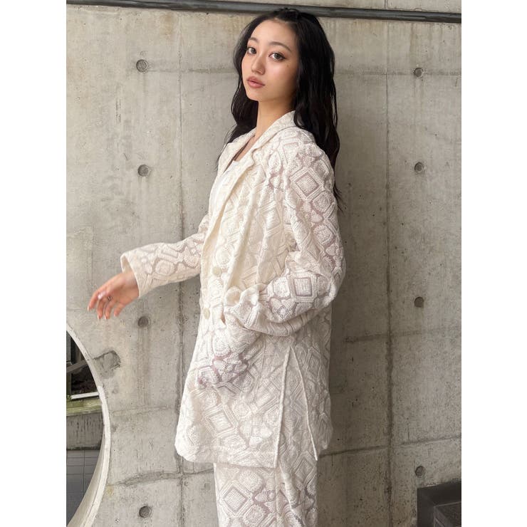 レースシアージャケット【セットアップ着用可】【WEB限定】 | MURUA | 詳細画像37 