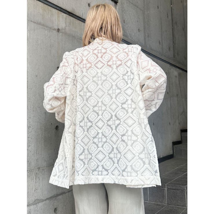 レースシアージャケット【セットアップ着用可】【WEB限定】 | MURUA | 詳細画像48 