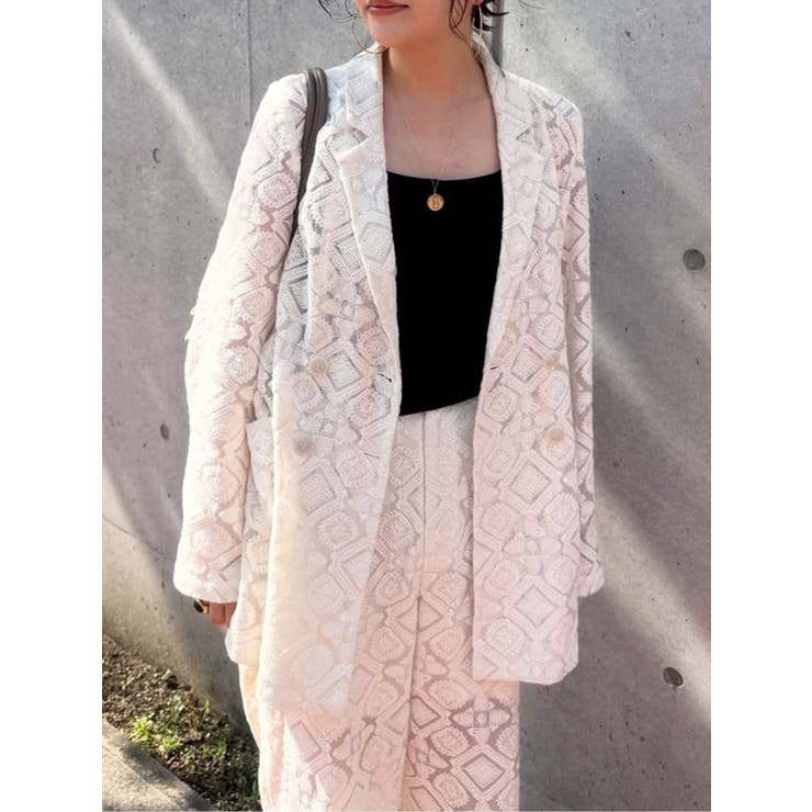 レースシアージャケット【セットアップ着用可】【WEB限定】 | MURUA | 詳細画像50 