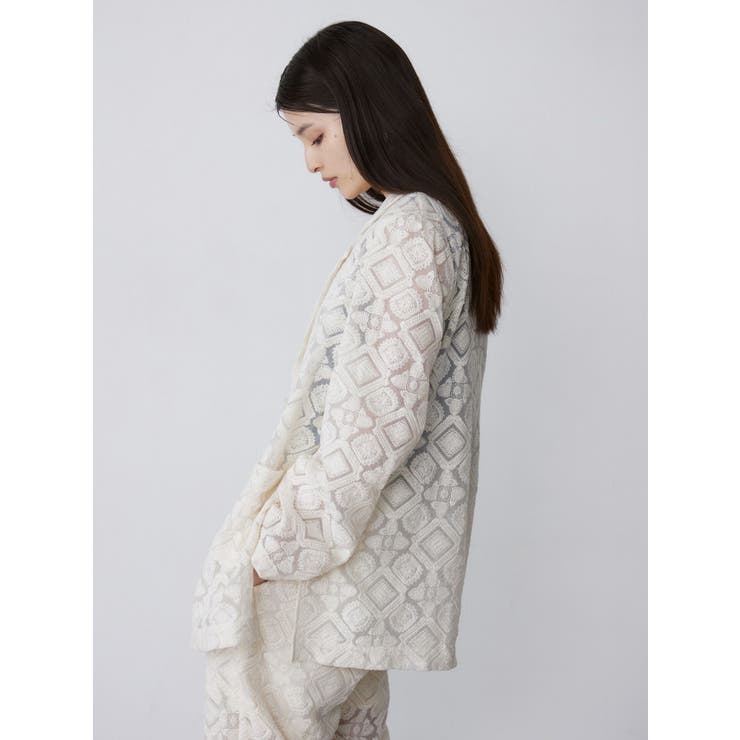 レースシアージャケット【セットアップ着用可】【WEB限定】 | MURUA | 詳細画像7 