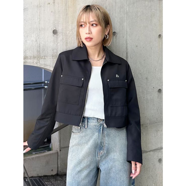 ステンカラージップブルゾン【セットアップ着用可】 | MURUA | 詳細画像14 