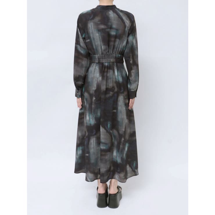 ニュアンスマキシパターンワンピース[品番：MKSW0062900]｜MURUA